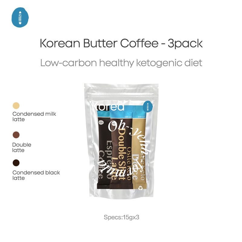 Ostte Butter Coffee – 3 Stick Trial Pack (Mixed Flavors)