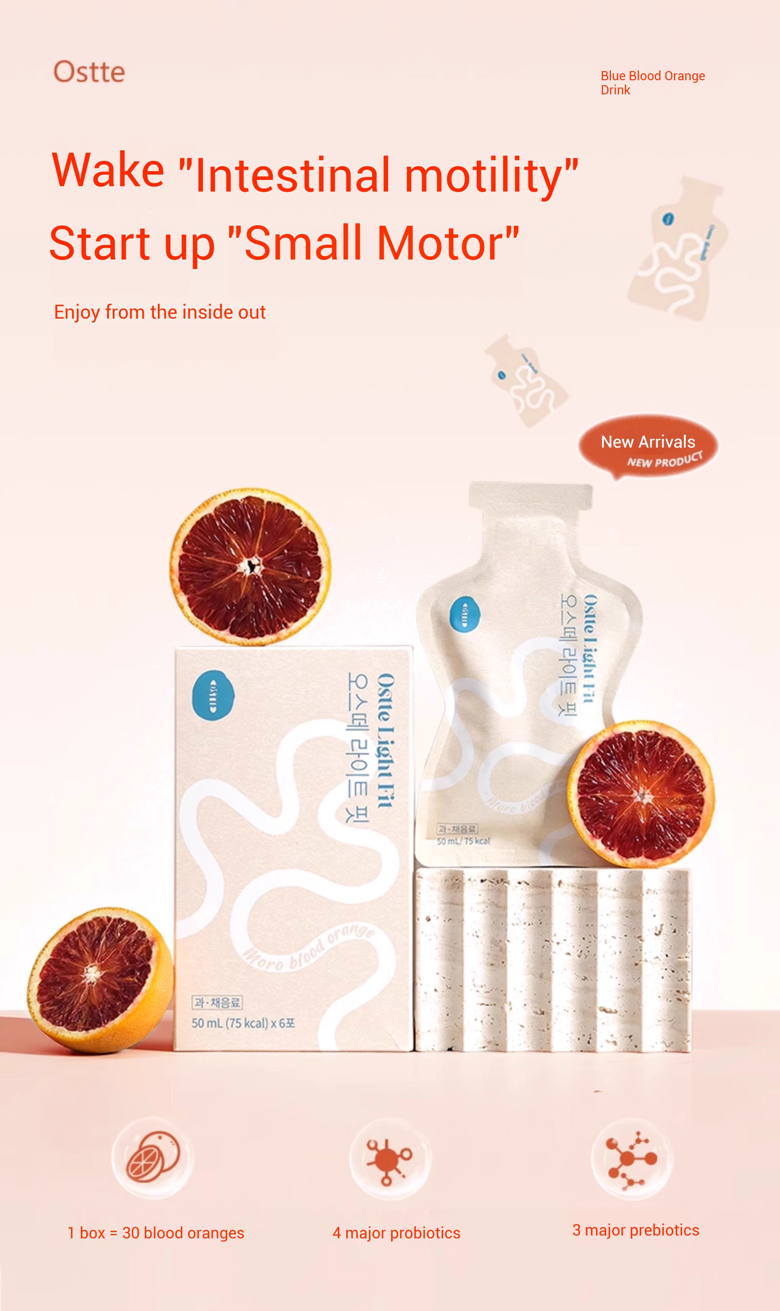 Blood Orange Wellness Drink — Light & Refreshing